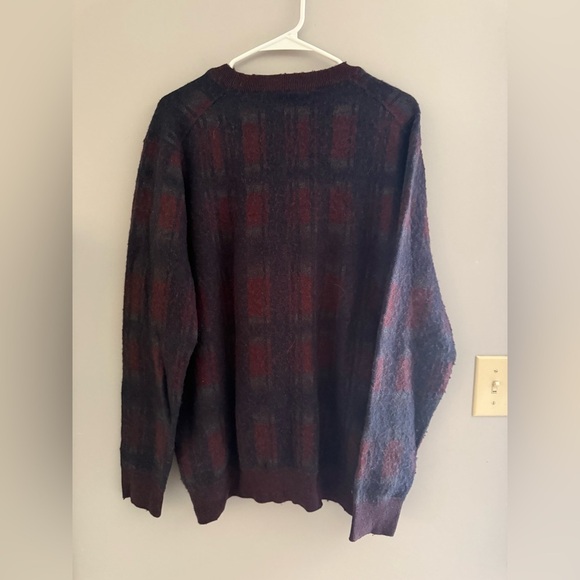 Perry Ellis Sweater Mens SZ 2XLT Pullover Long Sleeve Cotton Wool Blend Texture - Picture 5 of 8